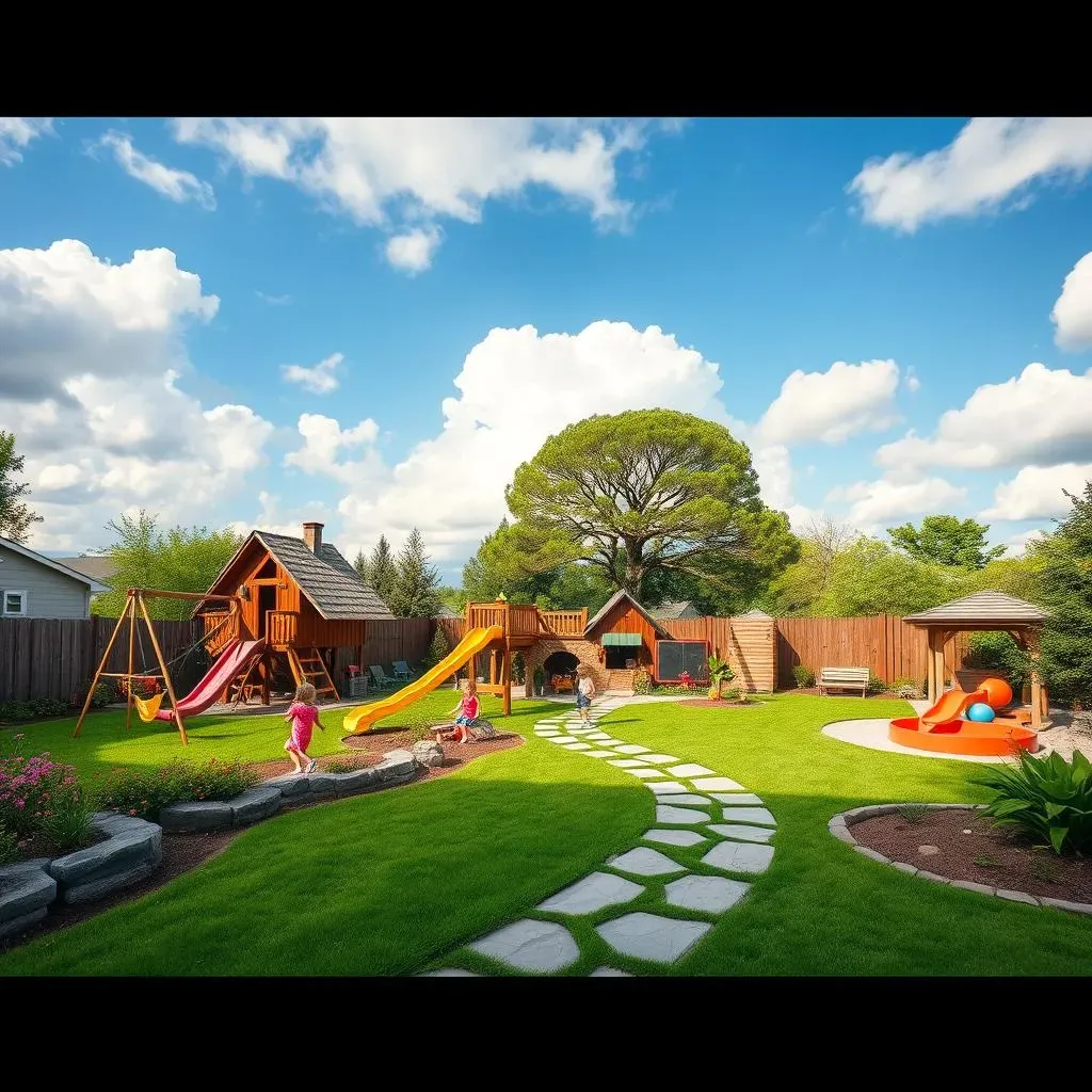 Amazing Backyard Playground Landscaping Ideas for Kids