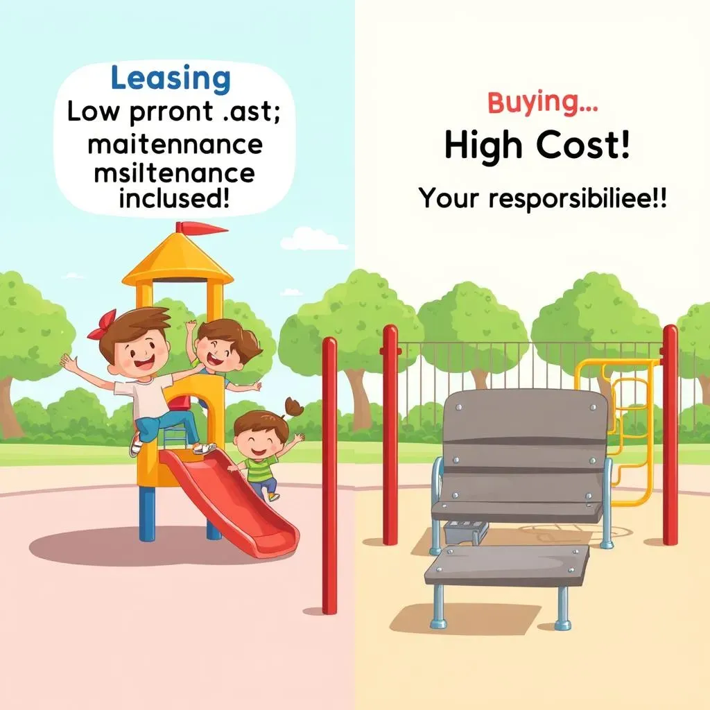Benefits of Leasing vs. Buying Playground Equipment
