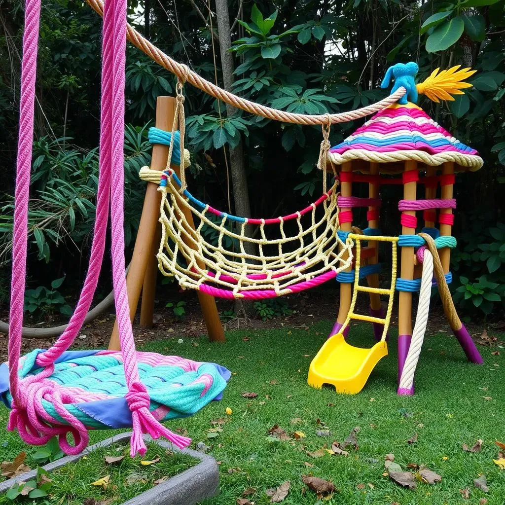 Building Your Own DIY Rope Playground Equipment