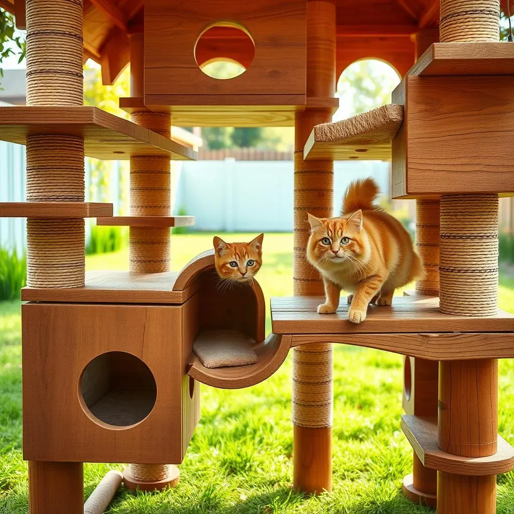 Amazing Cat Outdoor Playground Equipment: 7 Must-See Catios!