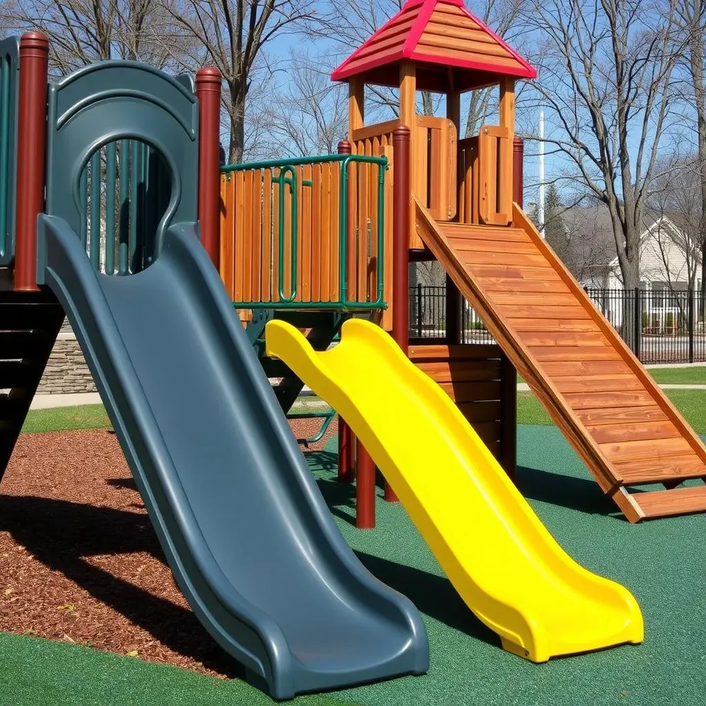 Choosing the Right Commercial Playground Slides: A Comparison of Materials