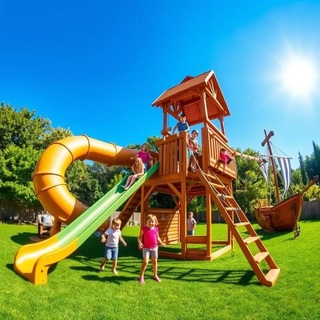 Custom Large Backyard Playground Sets