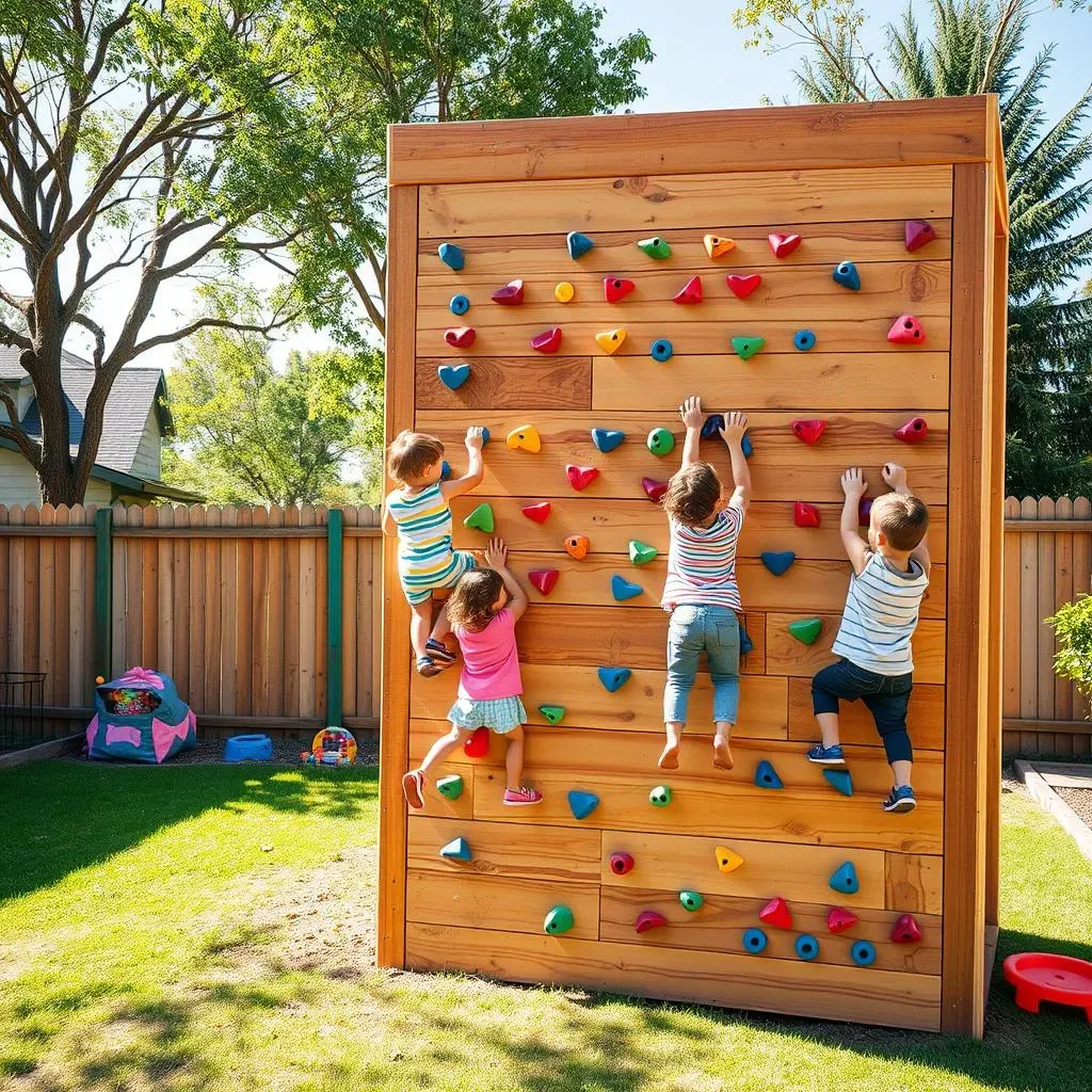 Super Easy DIY Playground Climbing Walls: Build it Now!