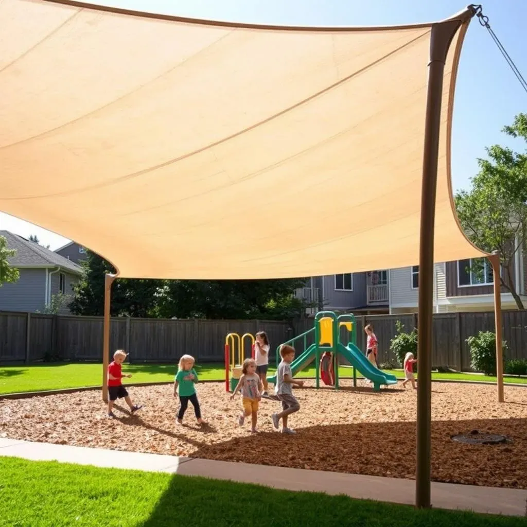 DIY Shade Solutions for Your Residential Playground Equipment