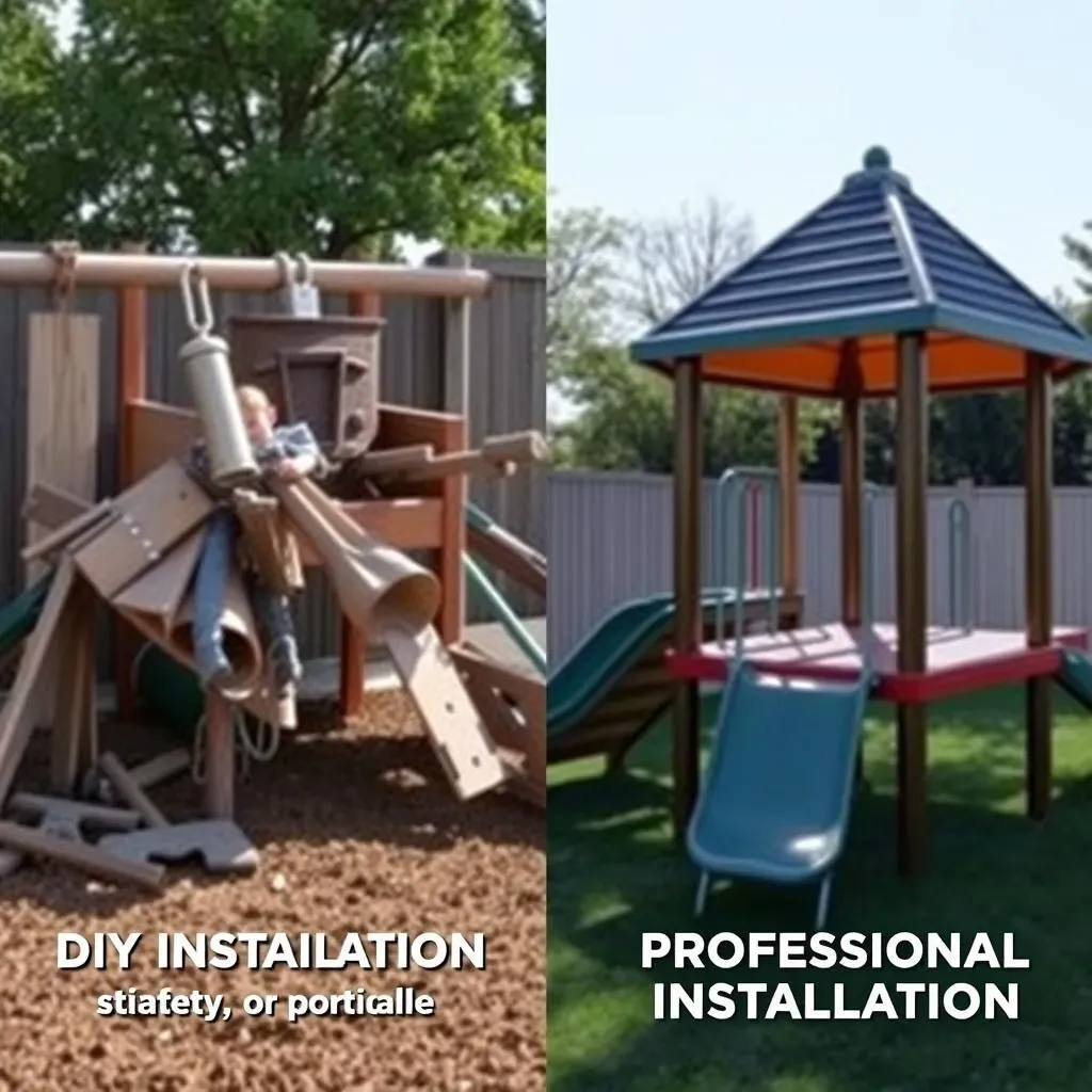 DIY vs. Professional Installation of Outdoor Playground Equipment