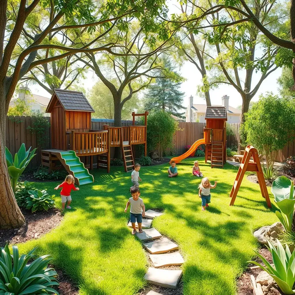 Dreaming Up Your Backyard Playground Landscaping