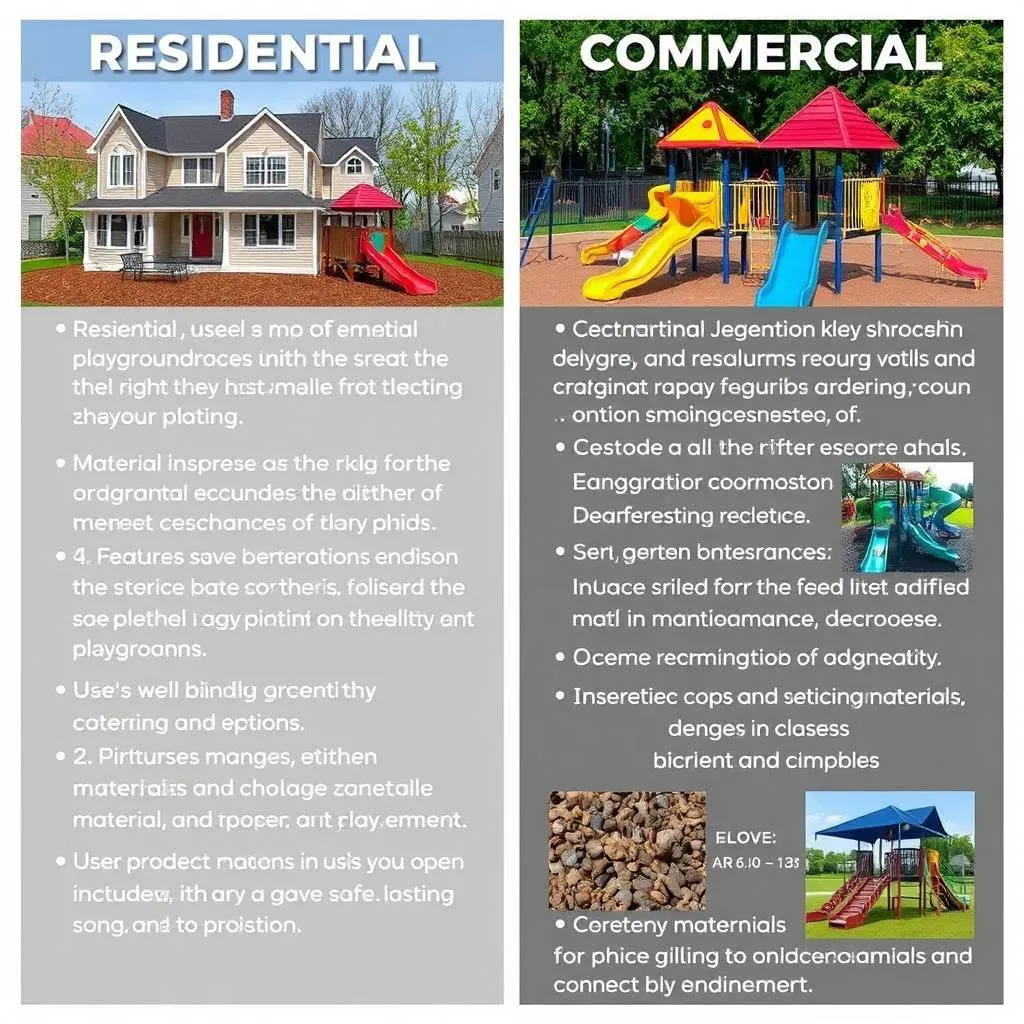 Durability and Materials: A Look at Residential and Commercial Playgrounds