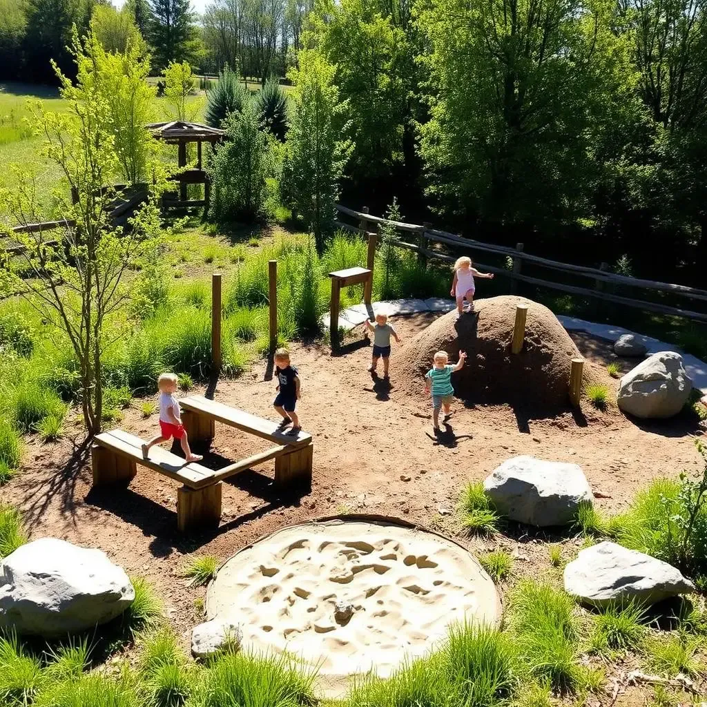 Features of Great Natural Playground Equipment for Rural Areas