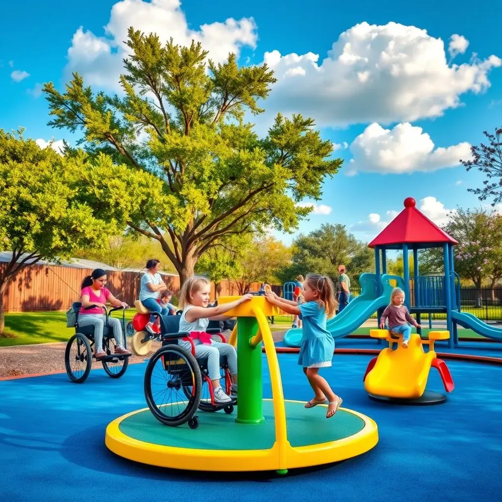 Finding and Installing Inclusive Playground Equipment in Austin