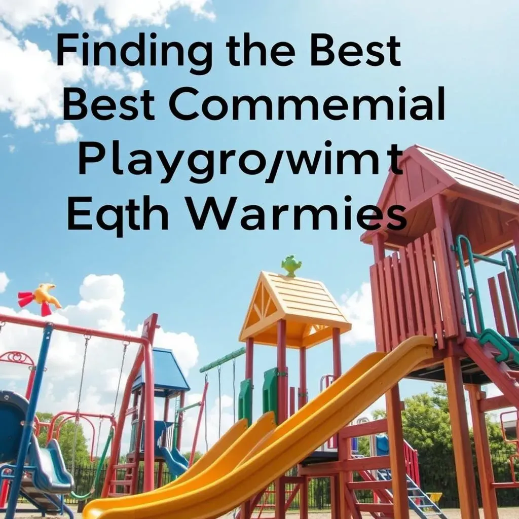 Finding the Best Commercial Playground Equipment with Warranties