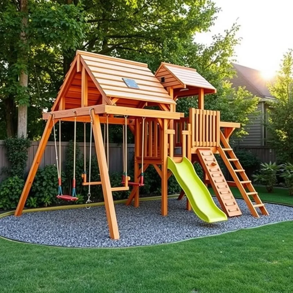 Finding the Perfect Wooden Swing Set Playset for Your Backyard