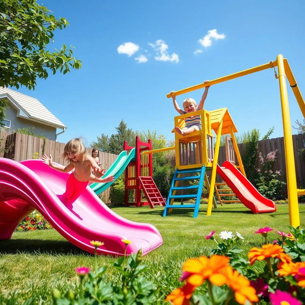 Fun Features: Slides, Swings, and More Backyard Playground Equipment