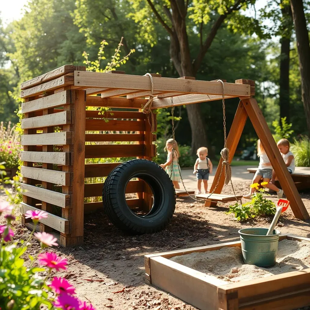 Gathering Materials for DIY Natural Playground Equipment