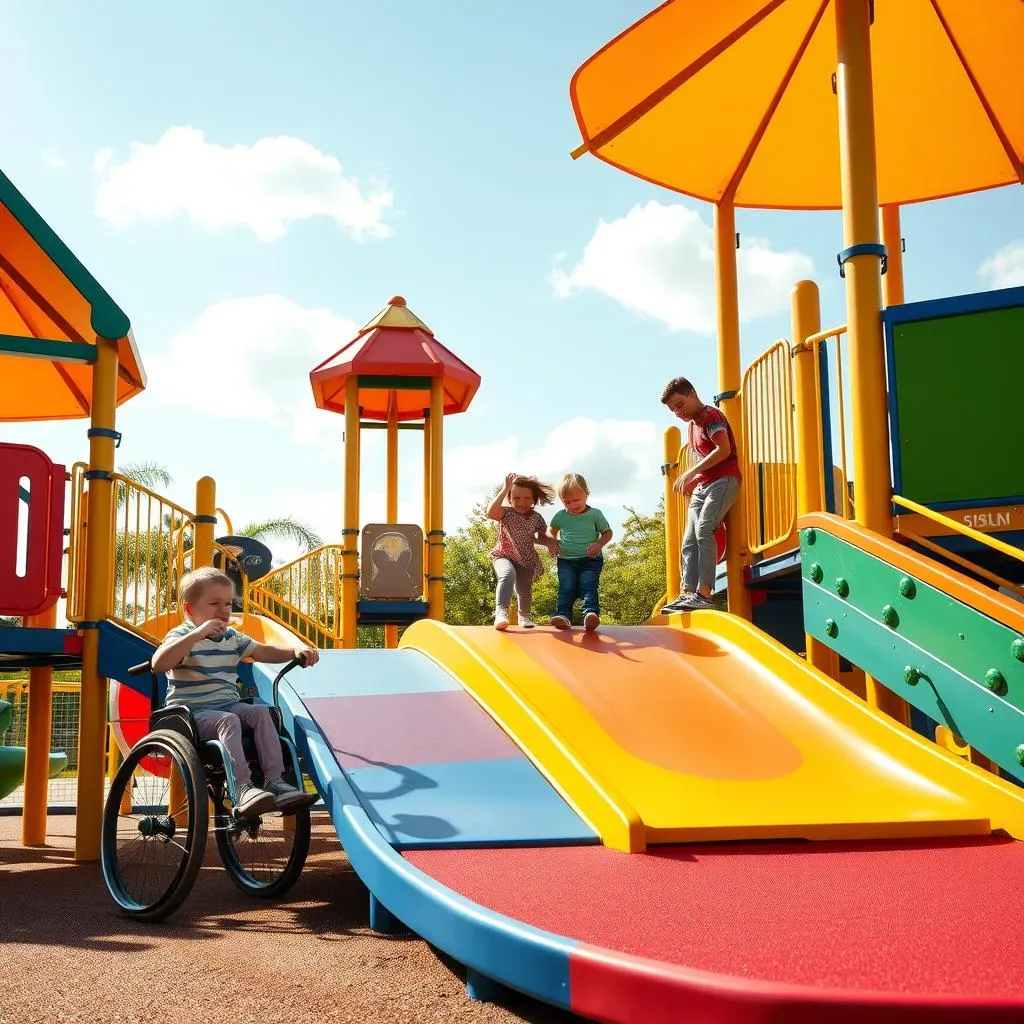 Ultimate Inclusive Playground Equipment with Ramps