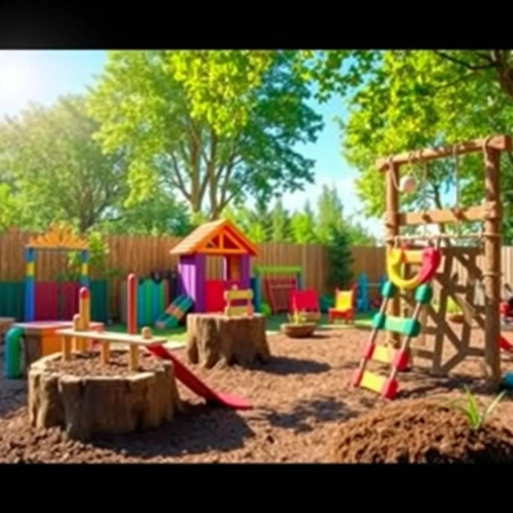 Amazing Inexpensive Backyard Playground Ideas on a Budget