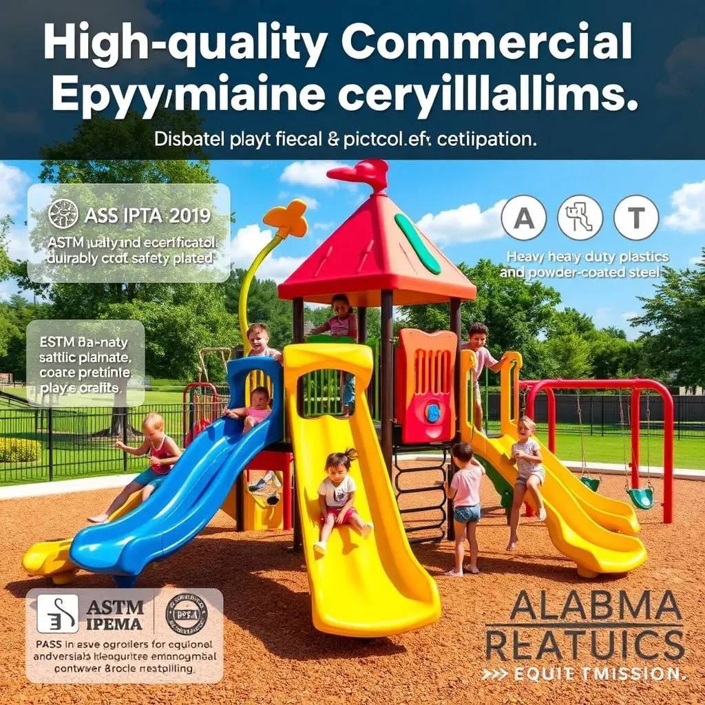 Key Features of Quality Commercial Playground Equipment Alabama