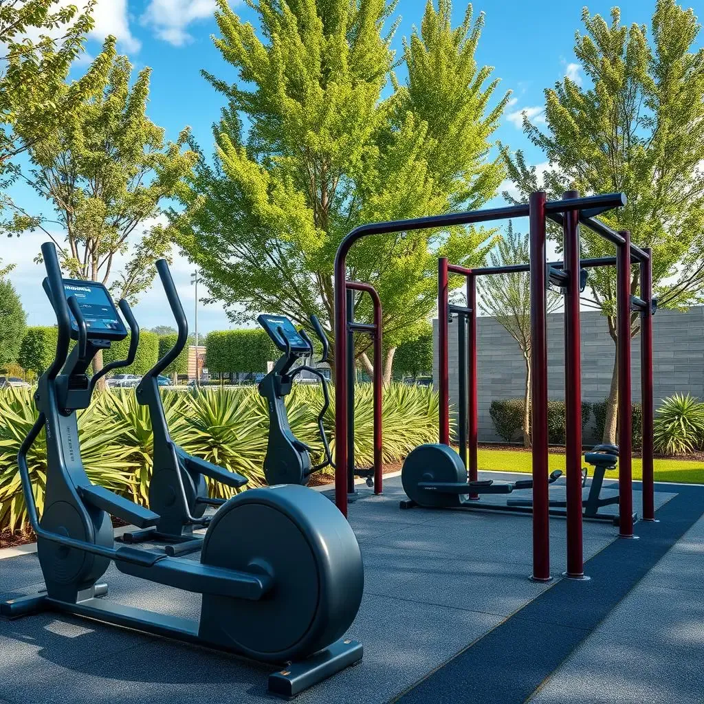 KOMPAN's Range of Outdoor Fitness Equipment