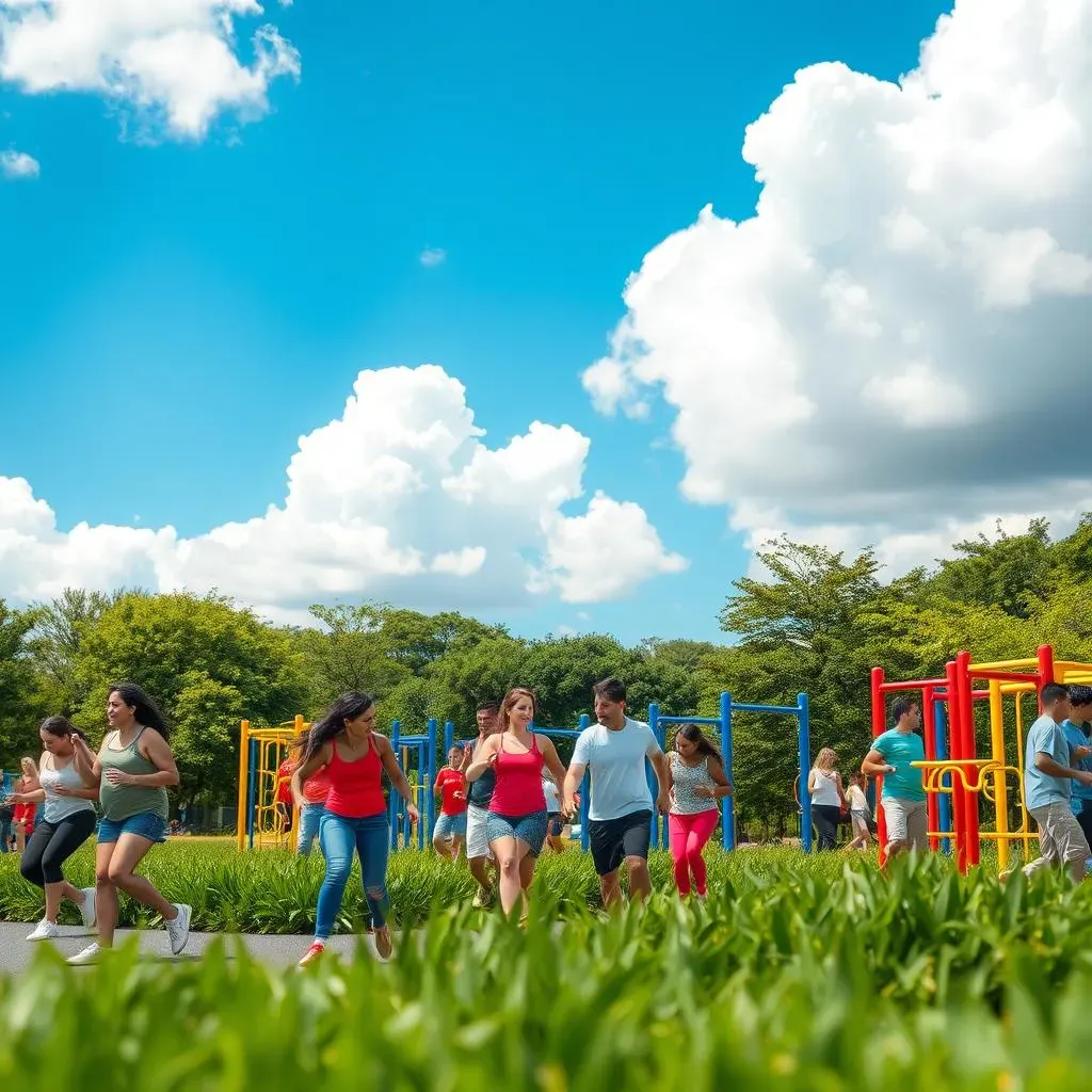 Let’s Build a Healthier, More Active Community with outdoor fitness playground equipment