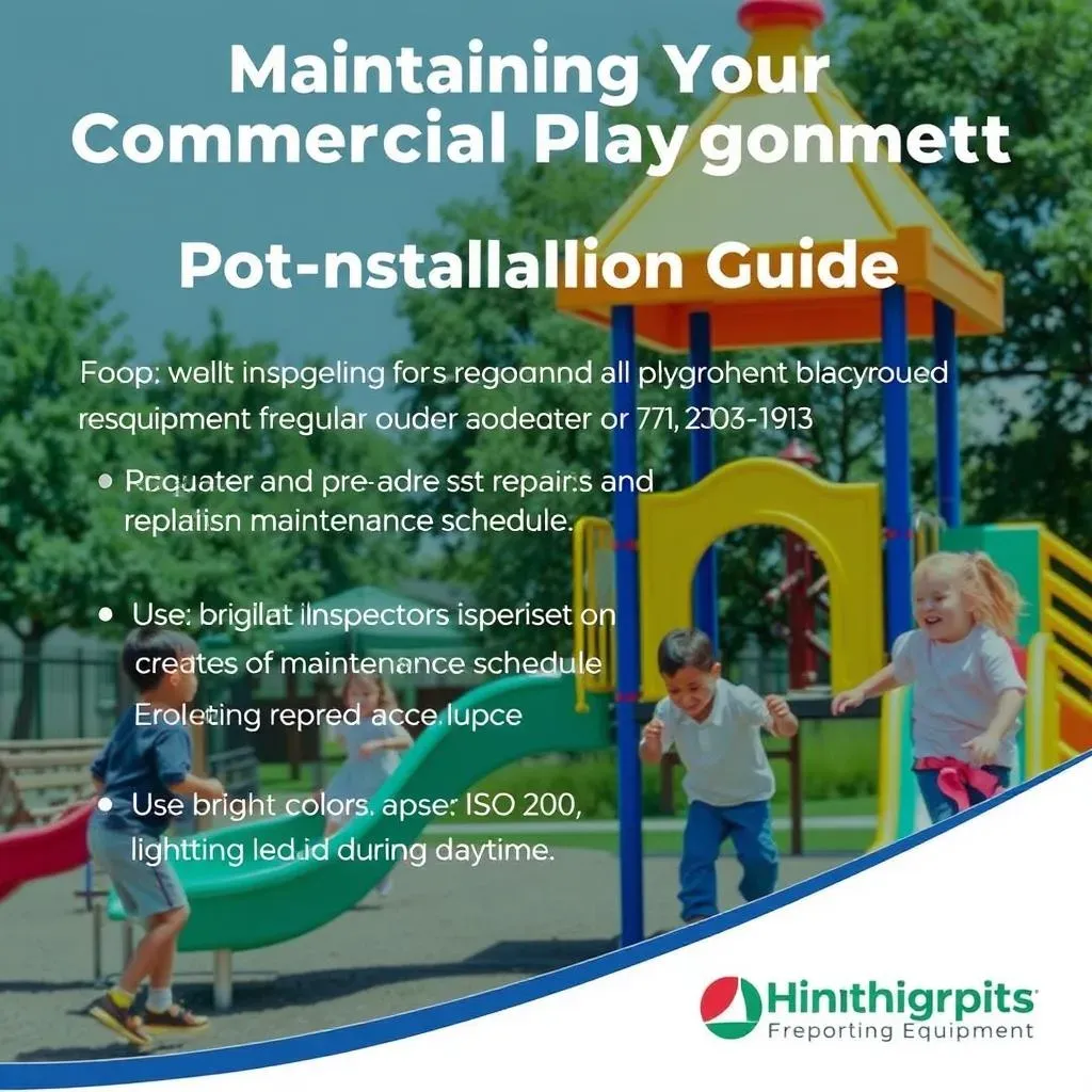 Maintaining Your Commercial Playground Equipment: A PostInstallation Guide