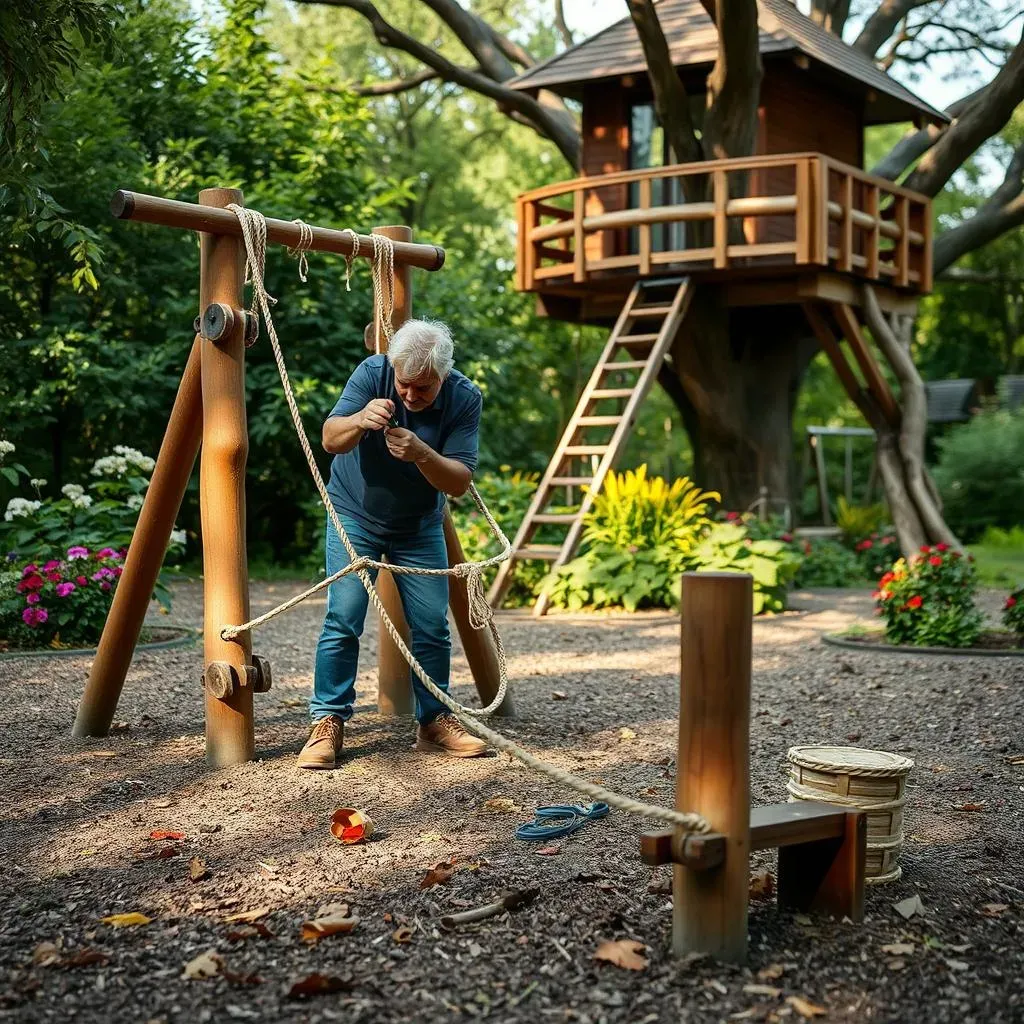 Maintaining Your DIY Natural Playground Equipment