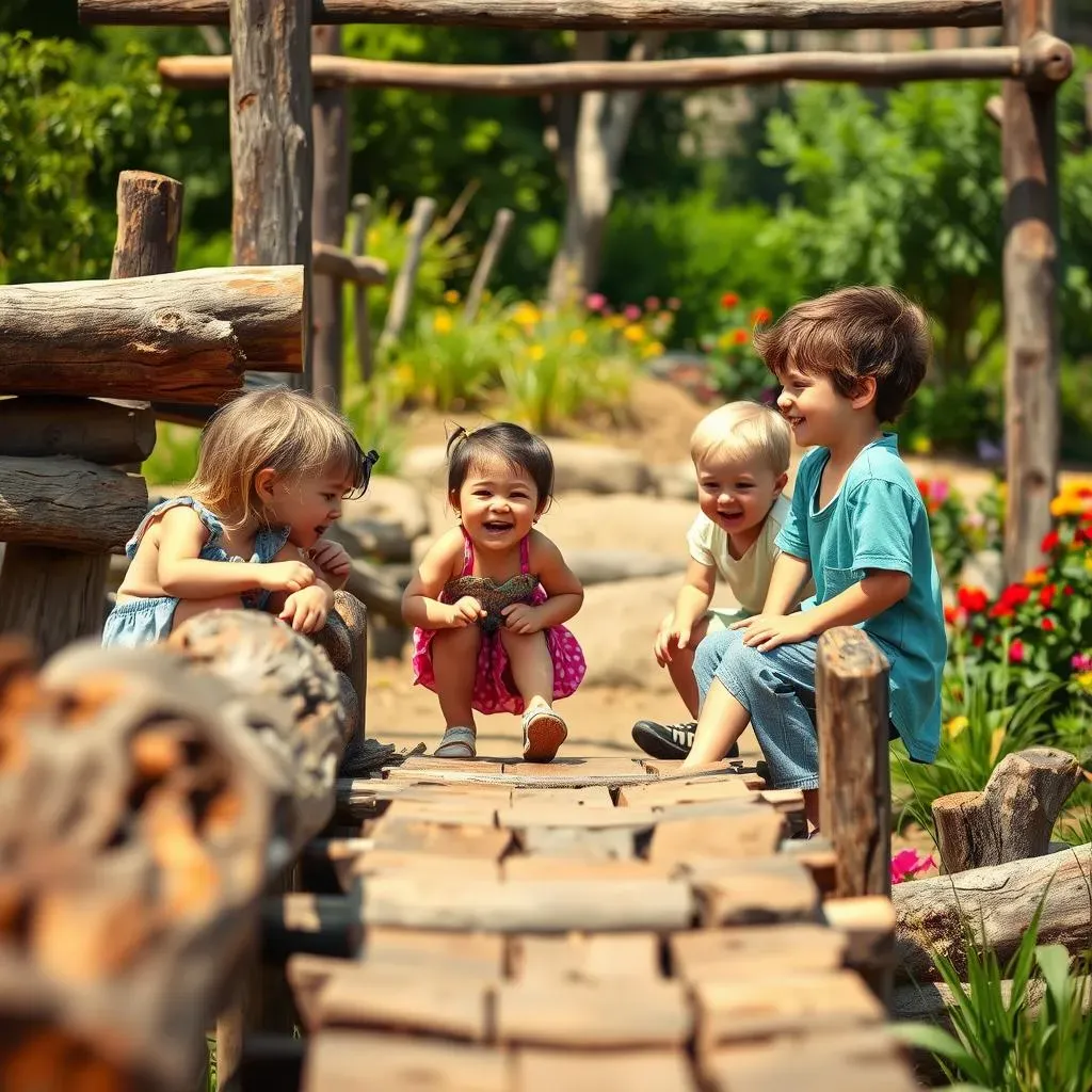 Absolute Natural Playground Equipment for Mixed-Age Groups