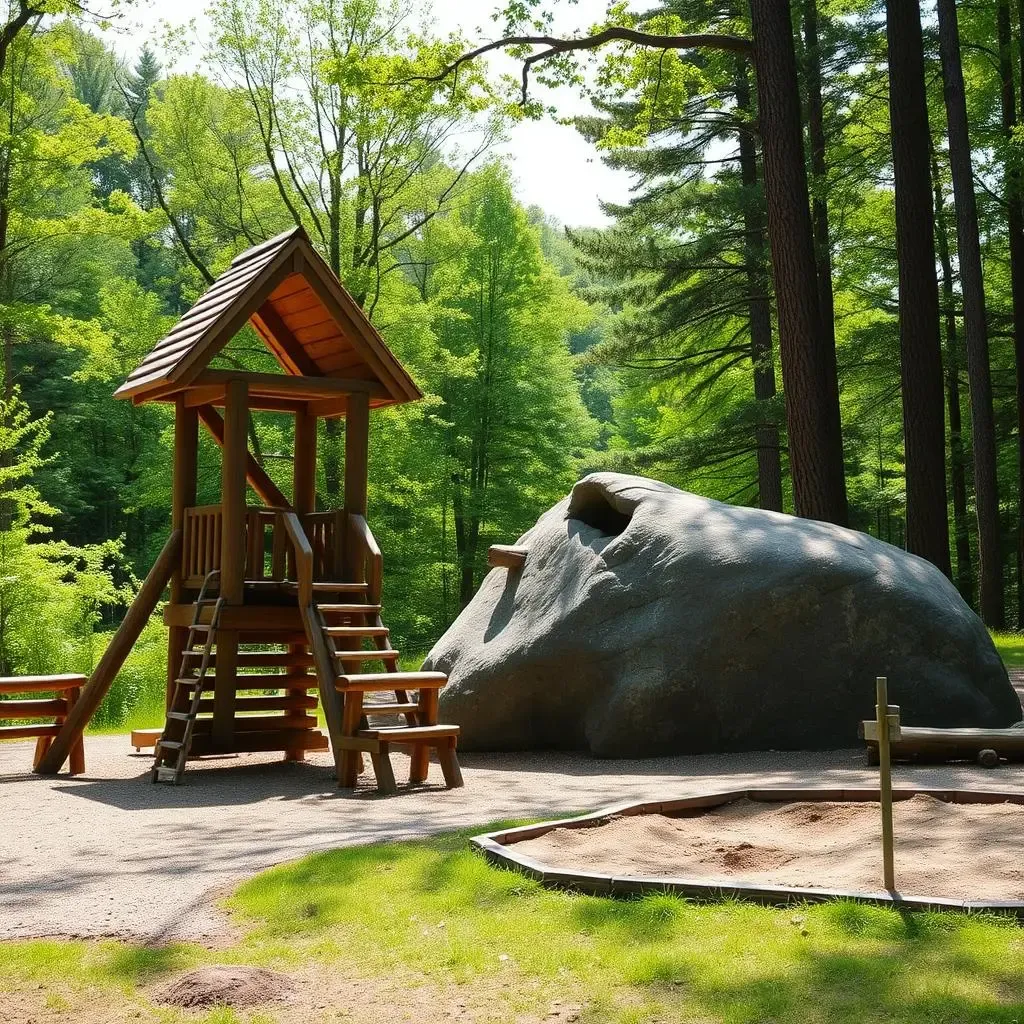 Amazing Natural Playground Equipment in Vermont