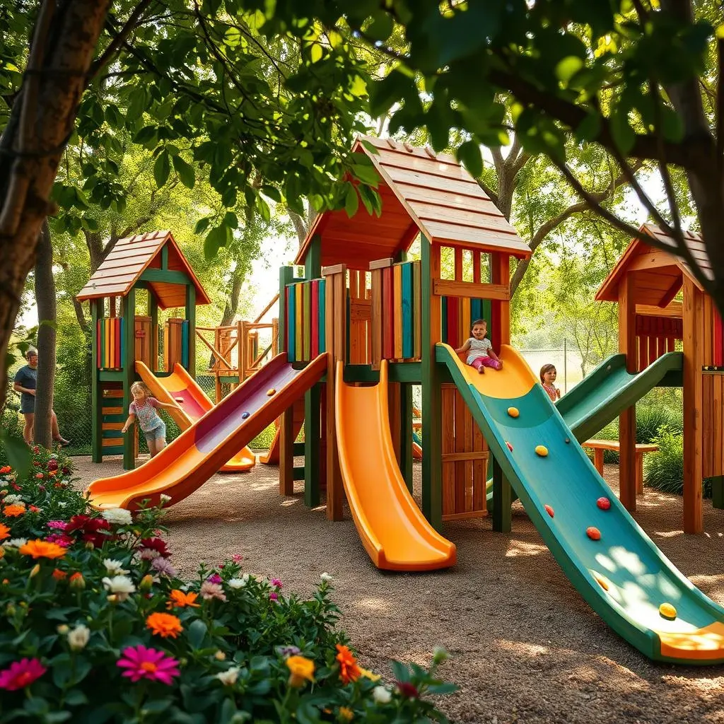 Awesome Natural Playground Slides