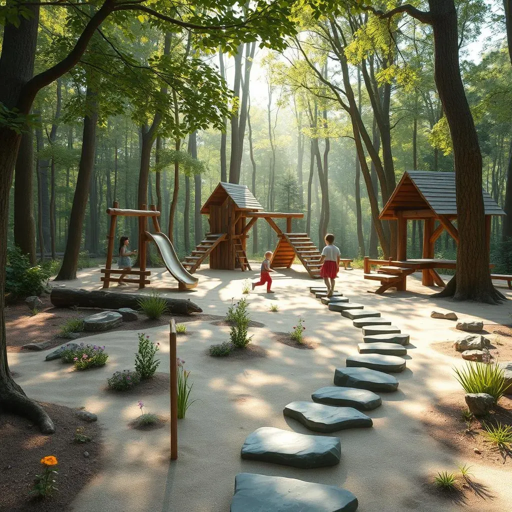 Natural, Rustic Play Areas: Blending with the Landscape