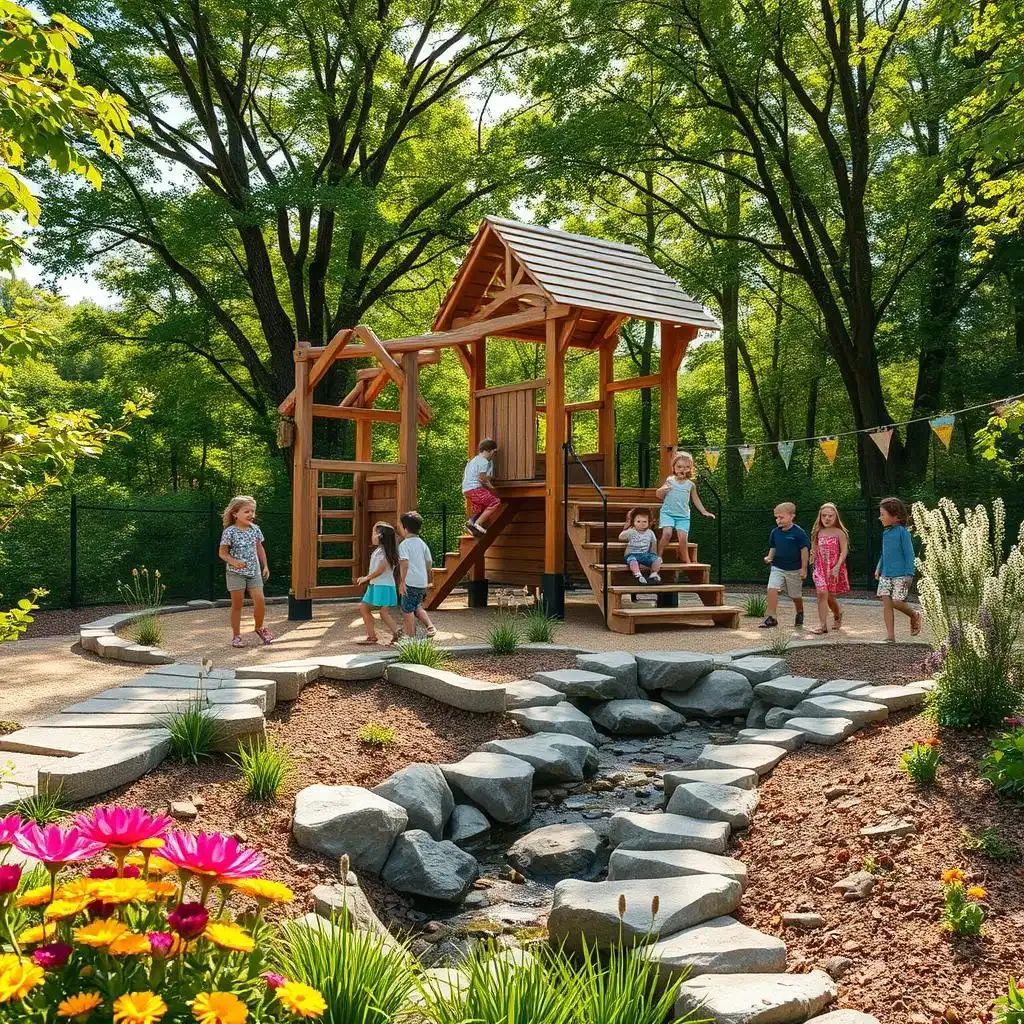 Safe and Sustainable Materials for Natural Playgrounds: Wood, Stone, and More