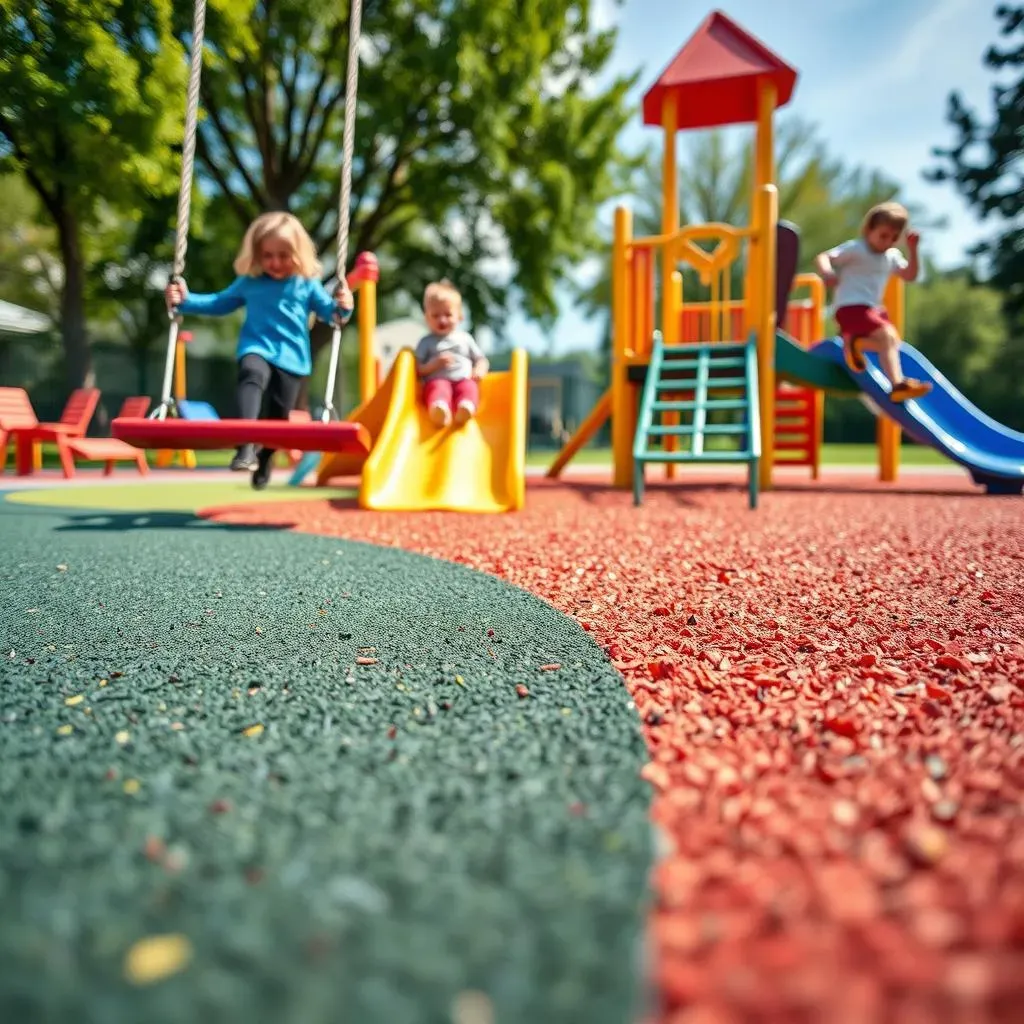 Safety Surfacing and Installation for Kids Outdoor Playground Equipment