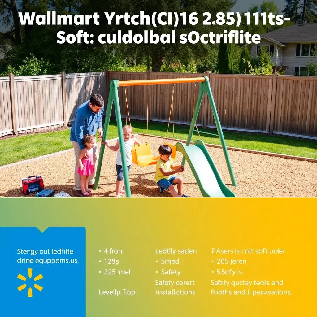 Setting up Your Backyard Playground Equipment from Walmart: Safety First