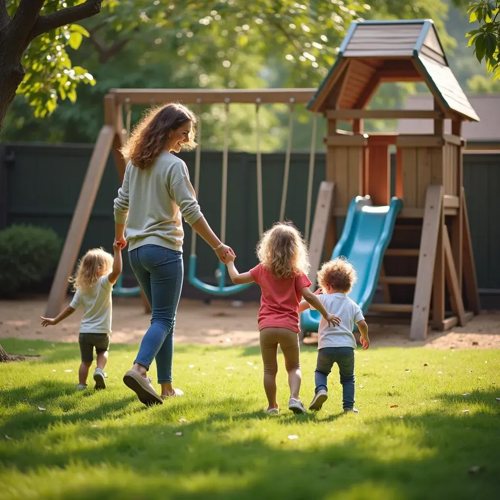 Setting Up Your Backyard Playground Equipment Safely