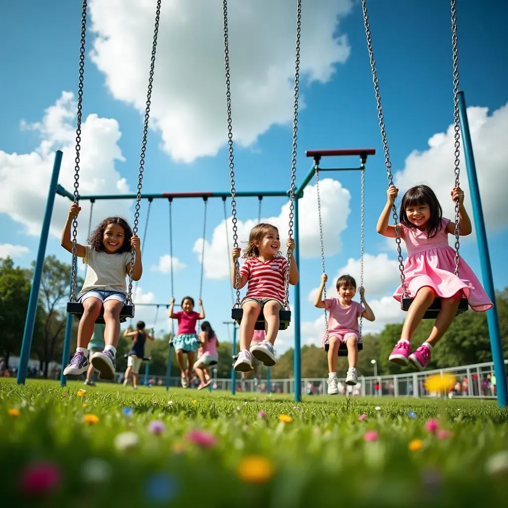 Swinging High: The Allure of Commercial Playground Swings