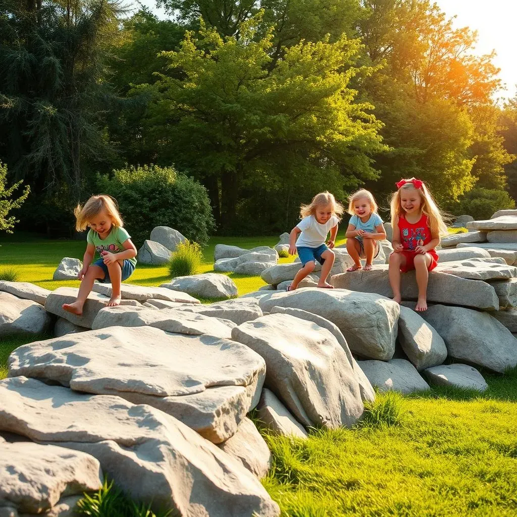 The Benefits of Stone Natural Playground Equipment for Child Development