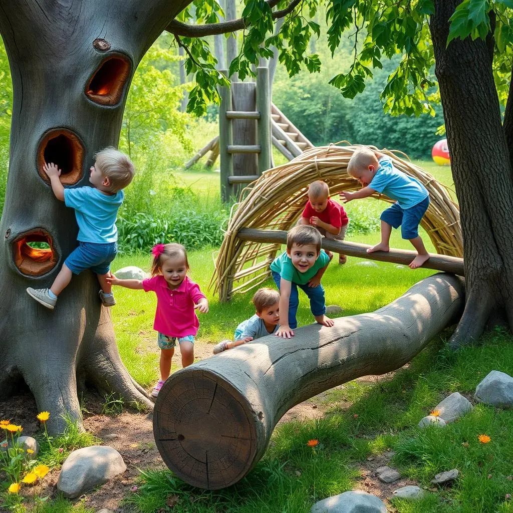The Developmental Benefits of Natural Play Equipment