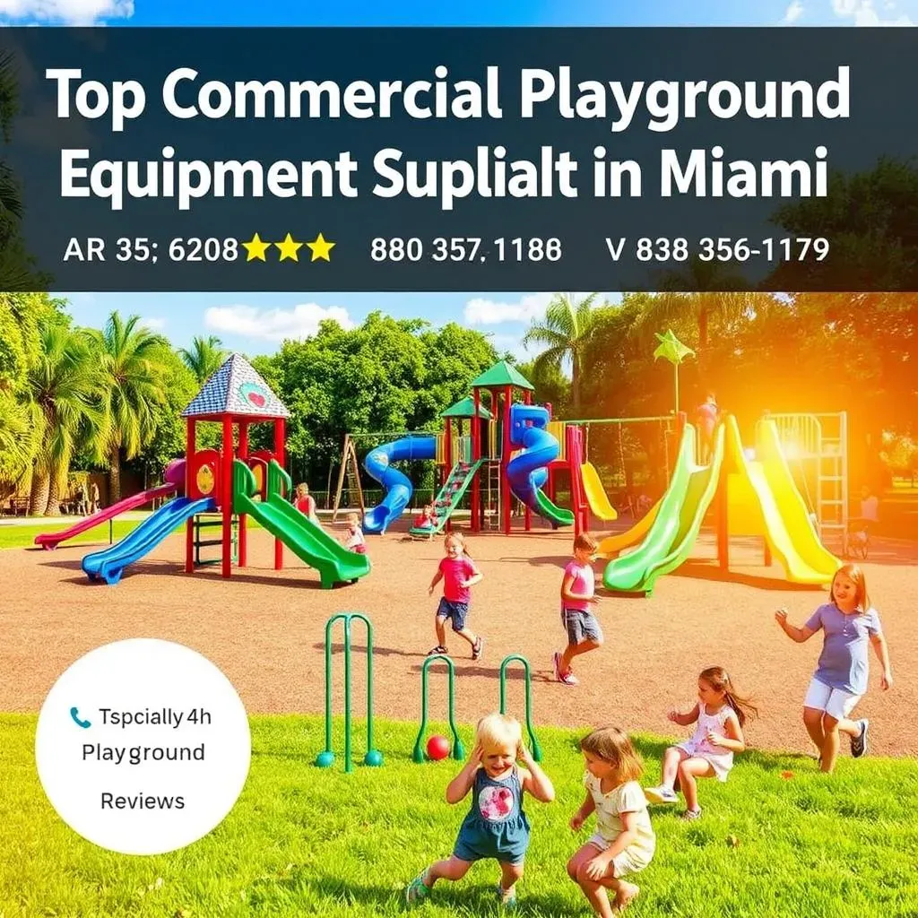 Top Commercial Playground Equipment Suppliers in Miami