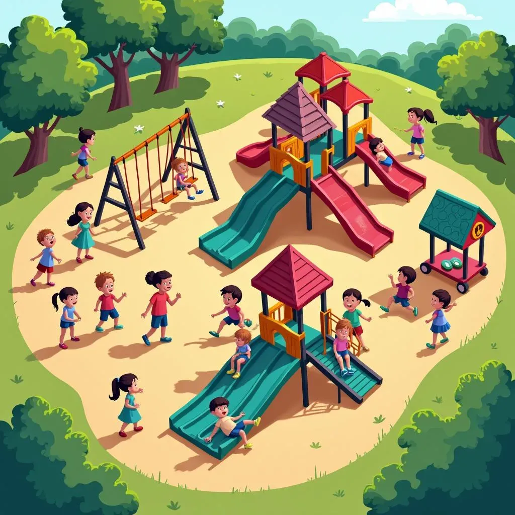 Types of Commercial Outdoor Play Structures and Their Features