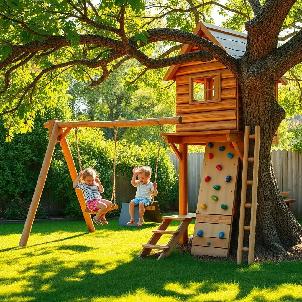 Why Build DIY Playground Equipment with Wood?