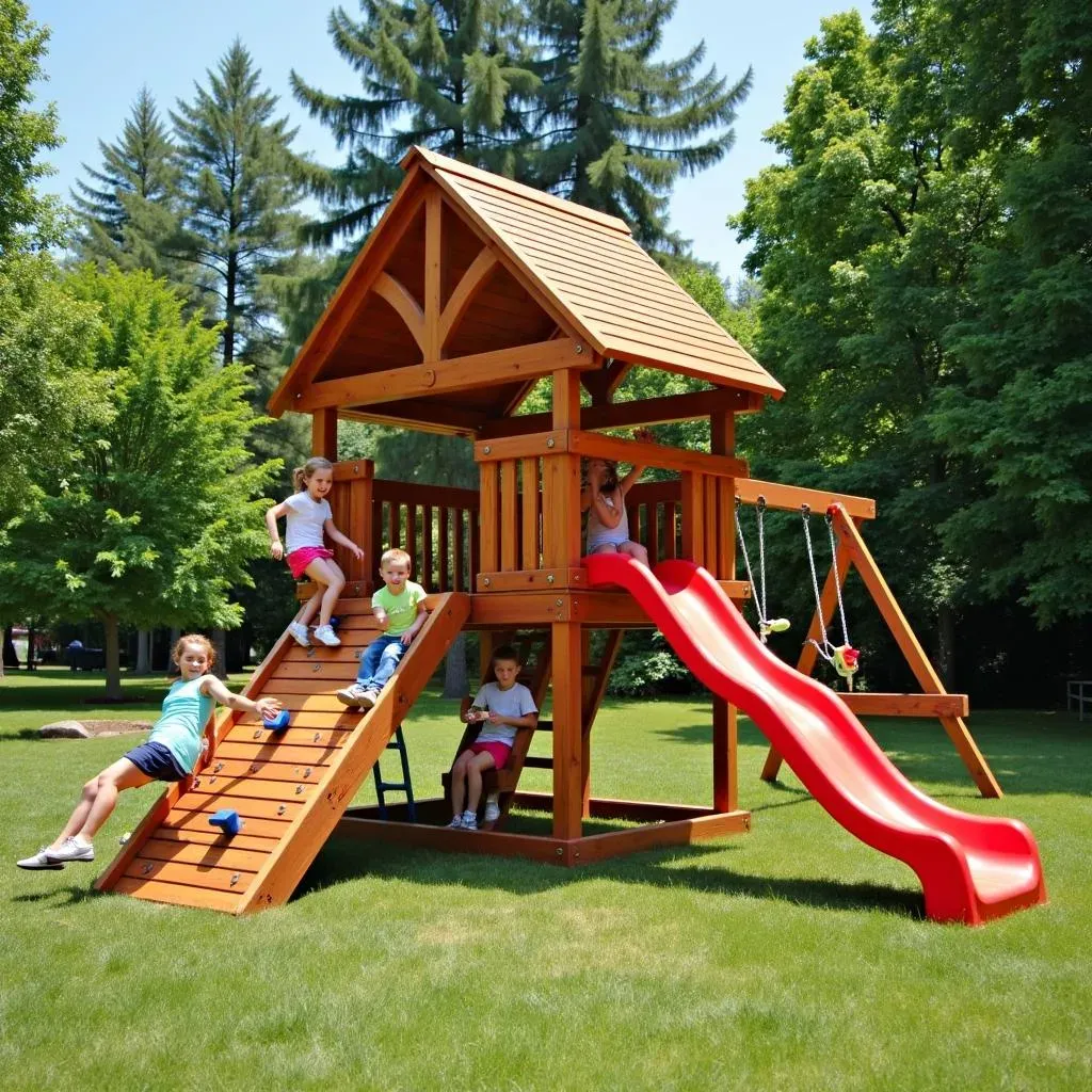 Why Choose Wooden Commercial Playground Equipment? Durability, Safety, and Aesthetics