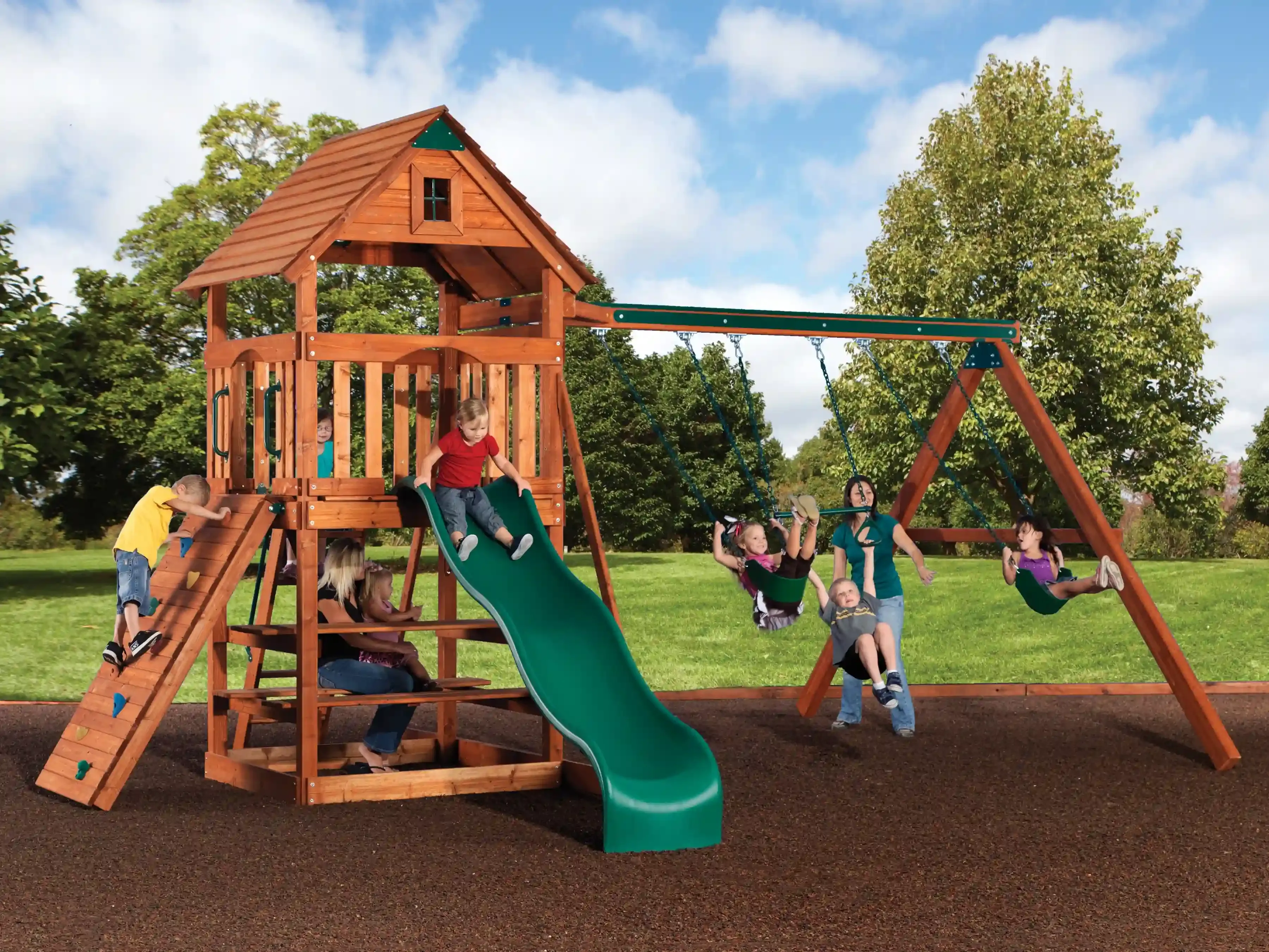 Why Choose Wooden Outdoor Playground Equipment for Your Backyard?
