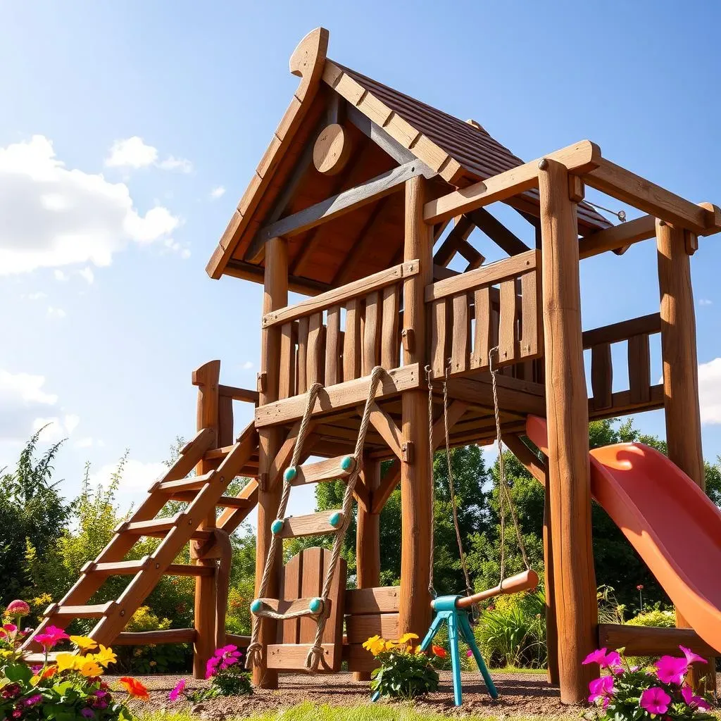 Ultimate Wooden Outdoor Playground Equipment